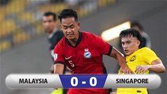 Kết quả Malaysia 0-0 Singapore: Malaysia khóc thét nhìn Singapore tiến bước 